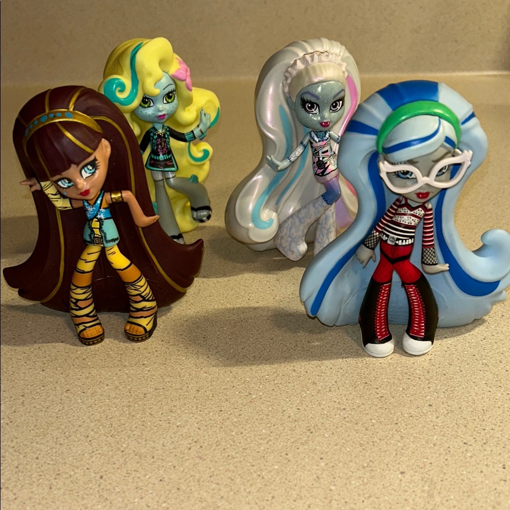 Monster High Mini Figures Vinyl 2014 EUC